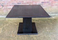 4x Black Dining Tables For Sale