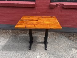 Secondhand Rustic Waney Edge Table For Sale