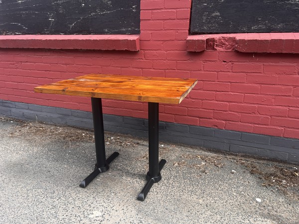 Secondhand Rustic Waney Edge Table For Sale