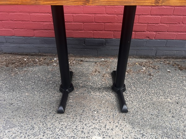 Secondhand Rustic Waney Edge Table For Sale