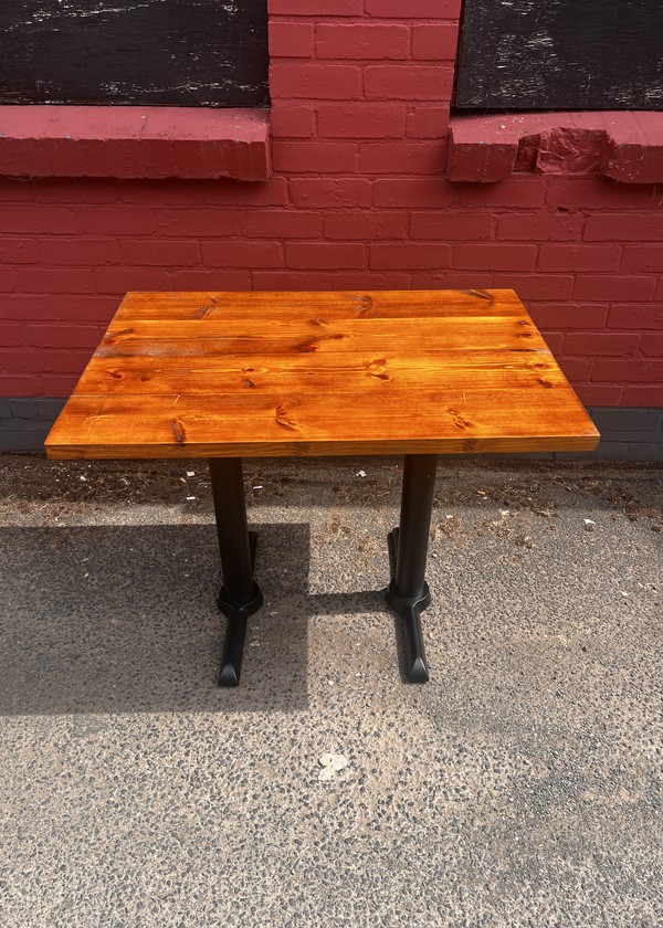 Secondhand Rustic Waney Edge Table For Sale