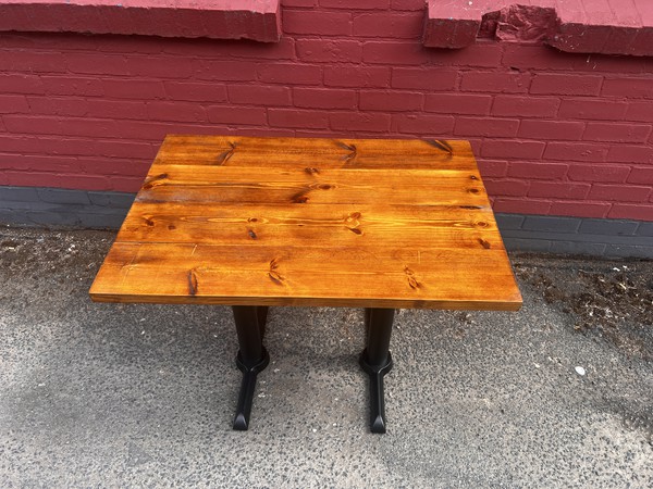 Secondhand Rustic Waney Edge Table For Sale
