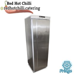 Stainless steel  single upright fridge