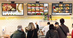 Digital menu bords