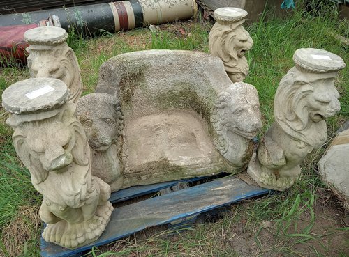 Lion Garden Seat For Sale Lion Garden Seat For Sale