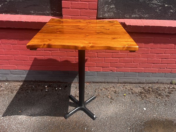 Solid Wood Poseur Tables