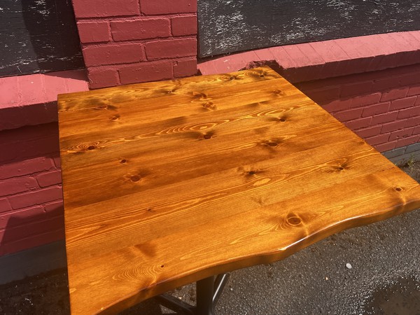 Wooden Poseur Tables