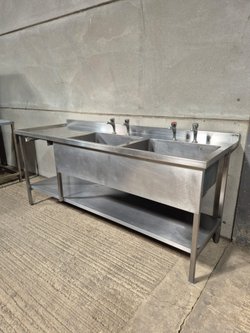 Used deep double sink for sale