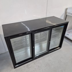 Brand New Polar Triple Glass Door Bottle Cooler Display Fridge 320 Litre