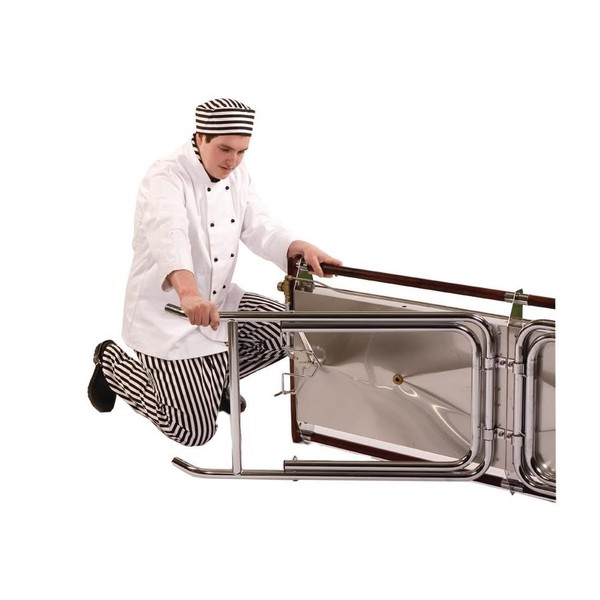 Cinders BBQ with folding legs