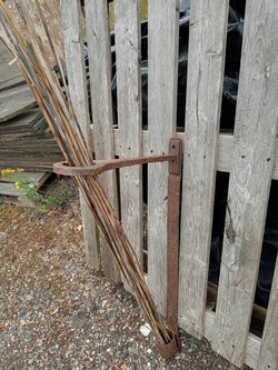 Flaming torch bracket