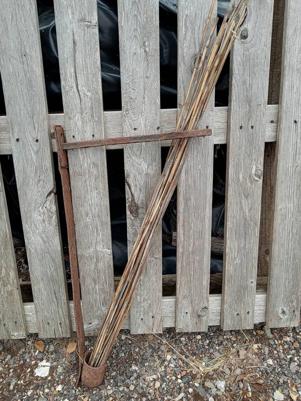 Medieval flaming torch bracket for film