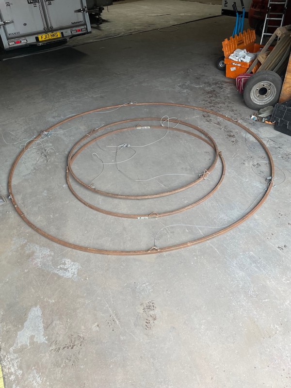3m and 1.8m Hanging Hoops