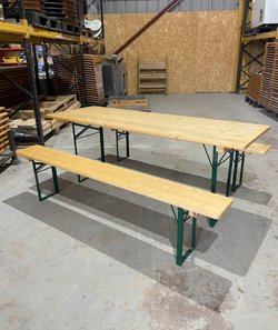 Pine Table And Bench Sets For Sale