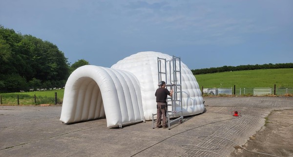 2x 6m Inflatable Igloos