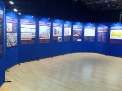 Exhibition display panels