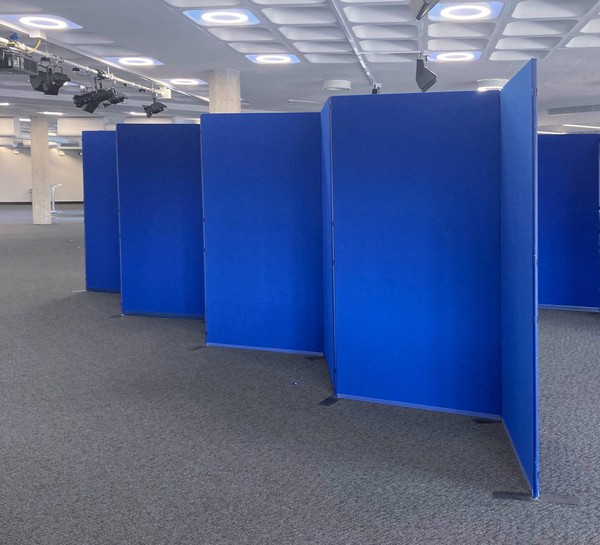 Velcro friendly display panels - 2m x 1m