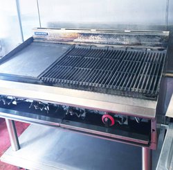Griddle / char grill combo - gas