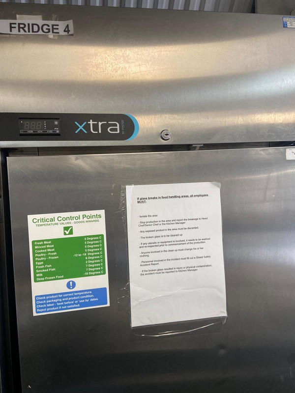 Secondhand Stand Up Fridge For Sale