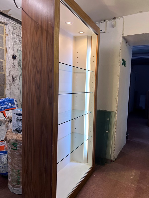 Illuminated Display Case For Sale