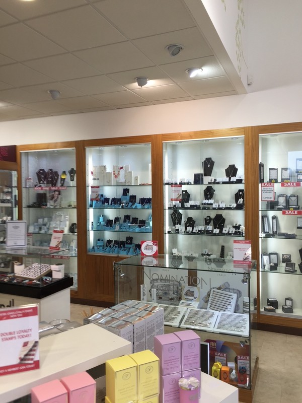 Illuminated Shop Display Cases