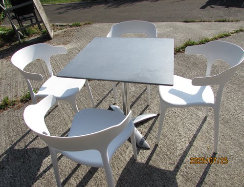 Cafe Table And Chair Set For Sale