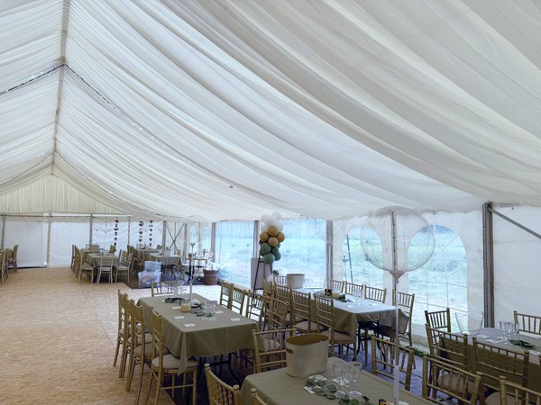 9m x 18m frame / clear span marquee