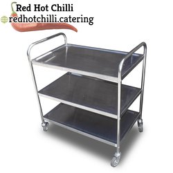 0.6m Stainless Steel Trolley