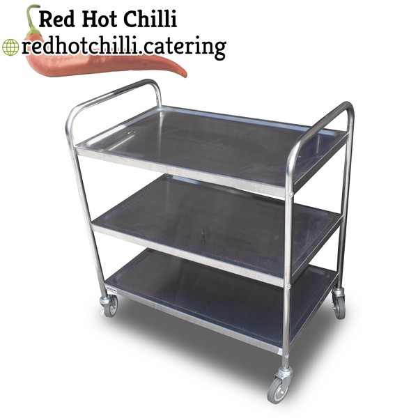 0.6m Stainless Steel Trolley