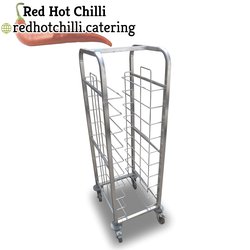 0.4m Stainless Steel Trolley Rack
