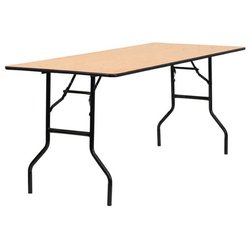 6ft x 2 1/2ft Trestle Tables