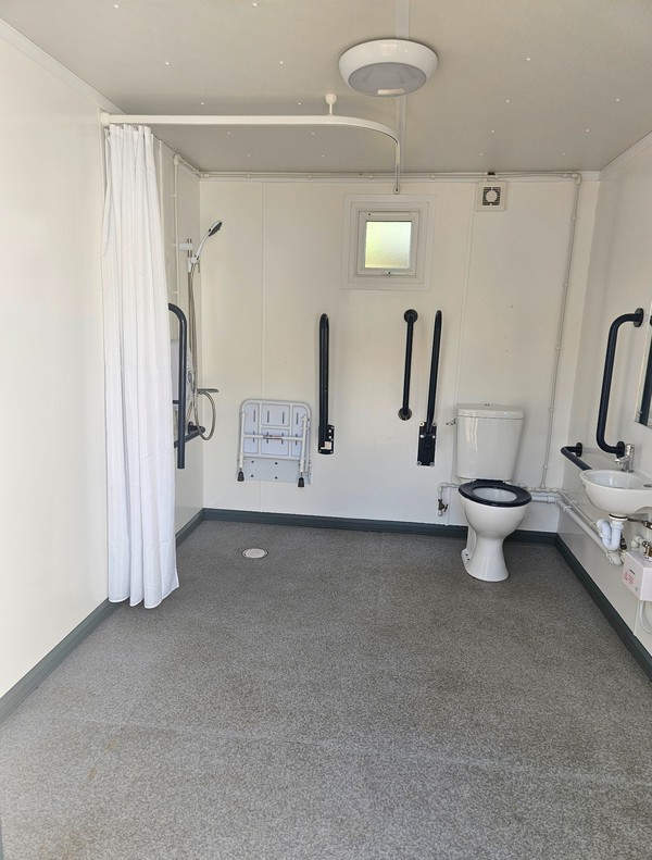 Used Disabled Toilet And Shower