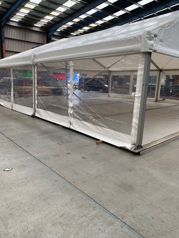 Used Marquee With Aluminium Floor
