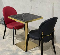 red and black dining chairs
