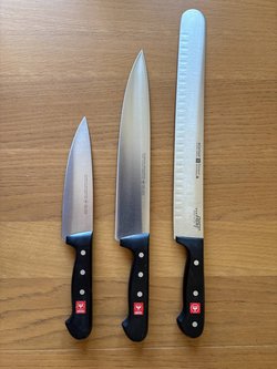 Wusthof chef's  knives for sale