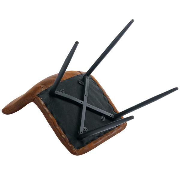 Secondhand Faux Suede Crib 5 Dining Side Chair Restaurants Hotels Bars Clubs Cafes For Sale
