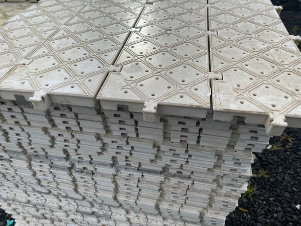Second hand plastic trackway for sale
