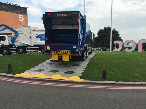 Ground protection track