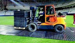 Forklift track mats for sale