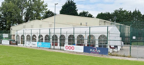 18m x 3m framed / Clear Span marquee for sale