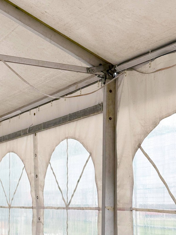 3m aluminium framed marquee