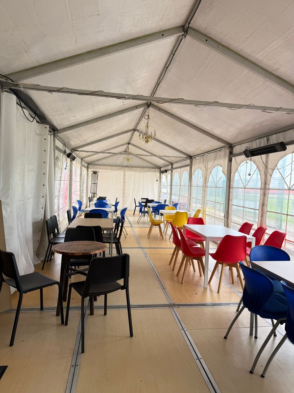 3m x 18m Cafe marquee