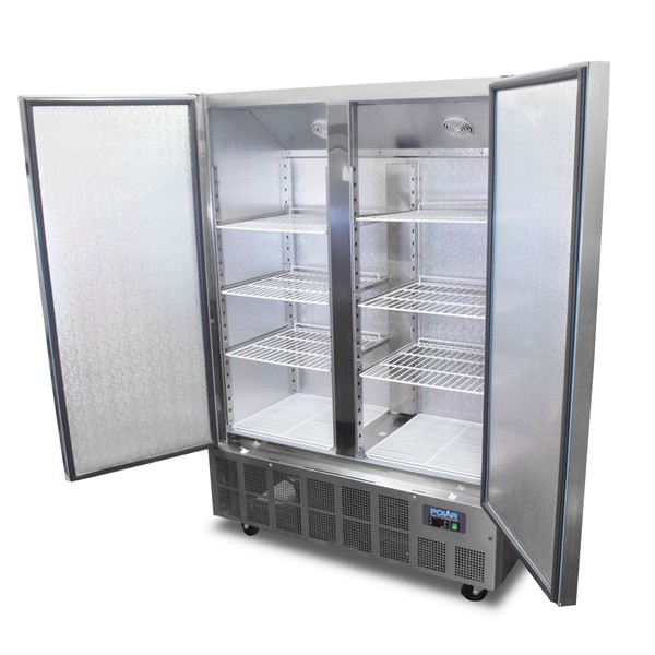 Commercial double door freezer