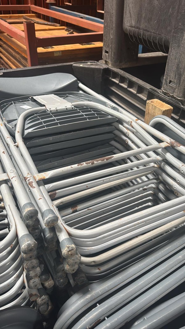 Stacking Samsonite chairs for sale