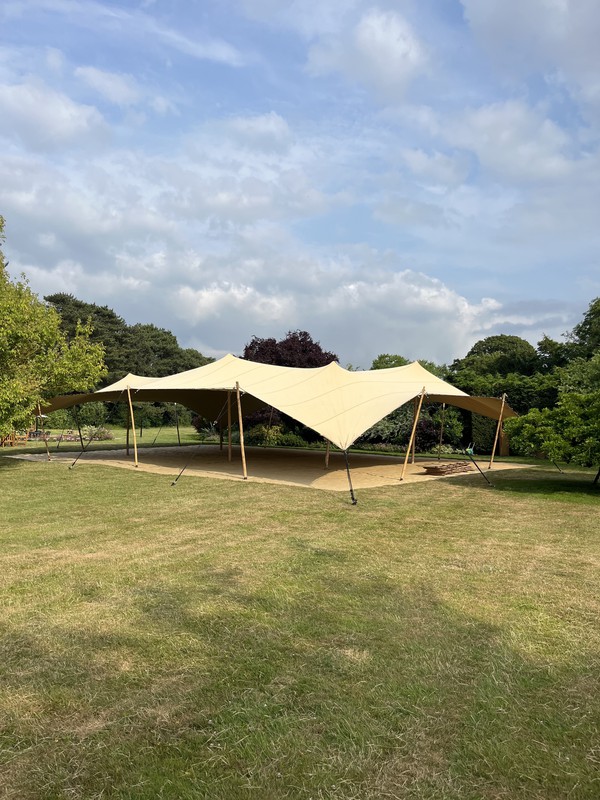 Secondhand 20m x 15m Chino Stretch Tent For Sale