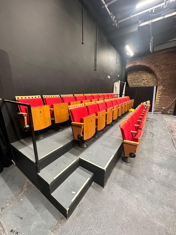 Secondhand Flip Down Theatre Seats with Arms For Sale