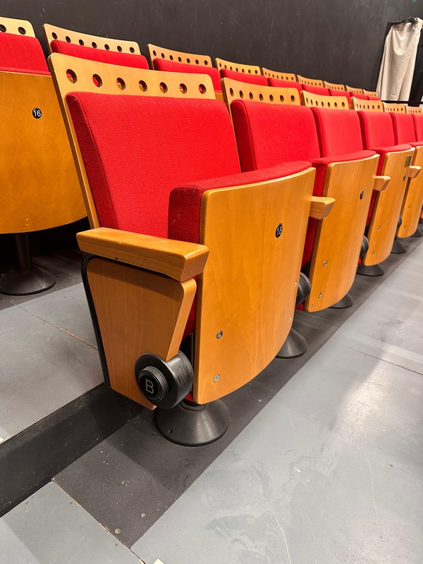 Secondhand Flip Down Theatre Seats with Arms For Sale