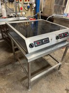 Secondhand Table Top Induction with Custom Made Table For Sale