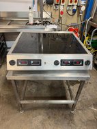 Secondhand Table Top Induction with Custom Made Table For Sale