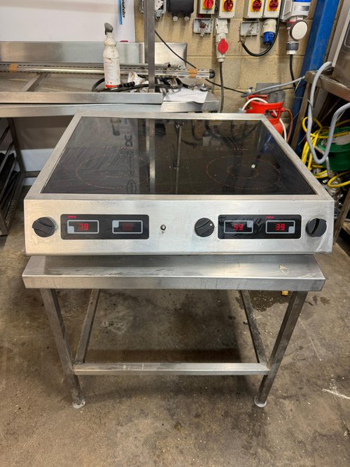 Secondhand Table Top Induction with Custom Made Table For Sale Secondhand Table Top Induction with Custom Made Table For Sale